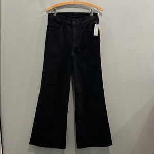 MOTHER Black Flare & Wide Leg Jeans L’il MOTHER Twister Sneak. BRAND NEW